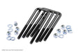 Rough Country 7627 9/16 Inch Square U Bolts 3.25 x 8.5 E Coated Black Corrosion Resistant Sold as Set of 4 Rough Country - Truck Part Superstore