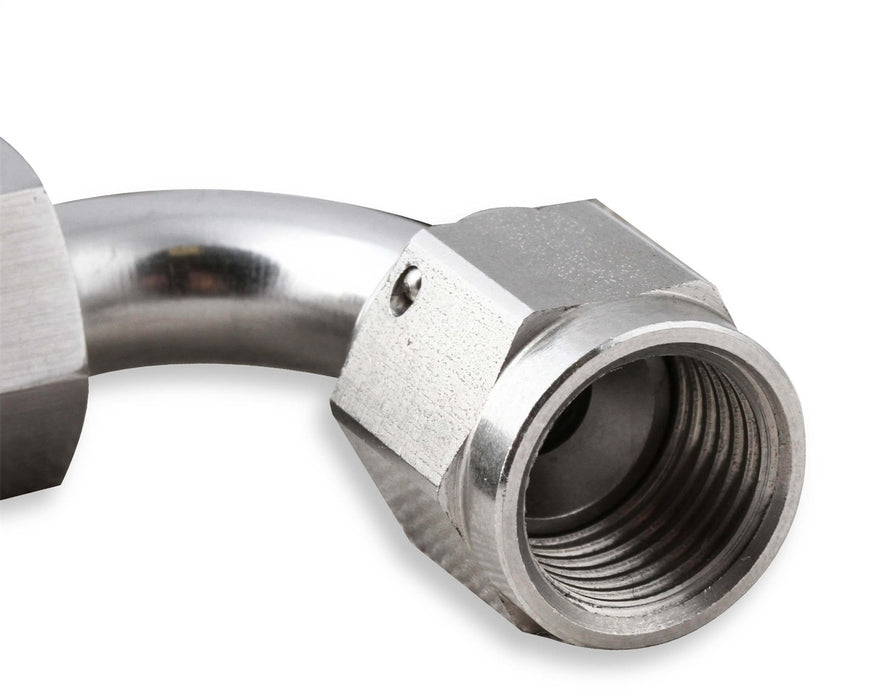 Earl's Performance SS131206ERL 120 Deg. Power Steering Hose End; Size: -6AN; Stainless Steel; - Truck Part Superstore