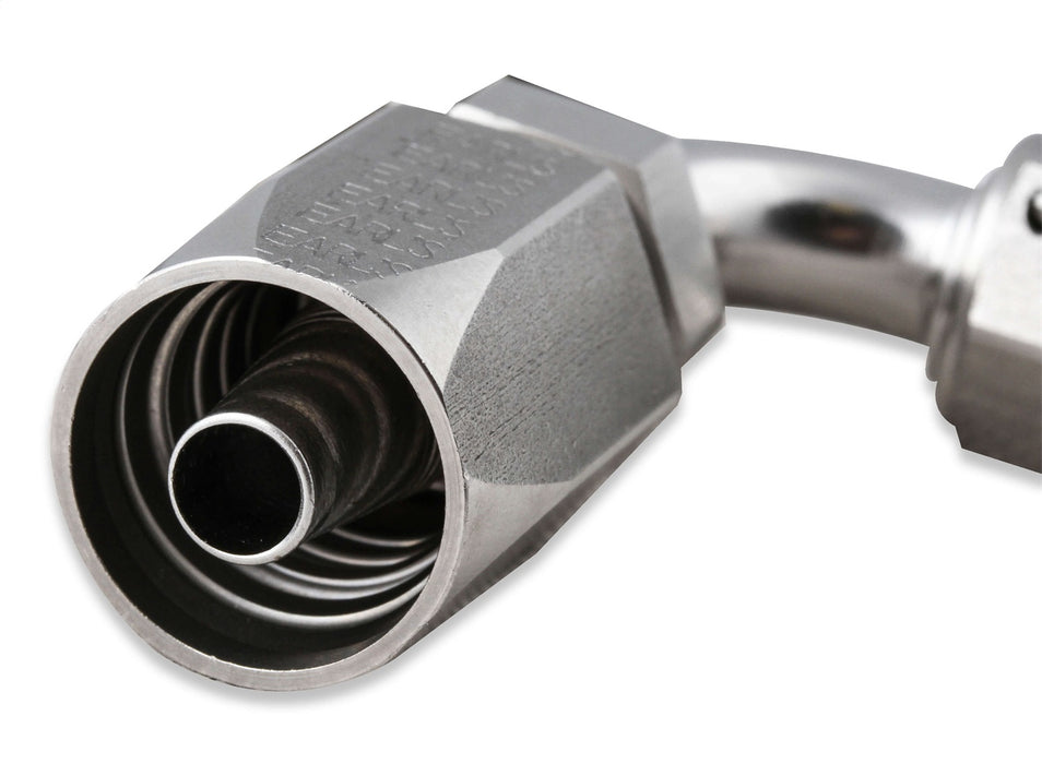 Earl's Performance SS131206ERL 120 Deg. Power Steering Hose End; Size: -6AN; Stainless Steel; - Truck Part Superstore