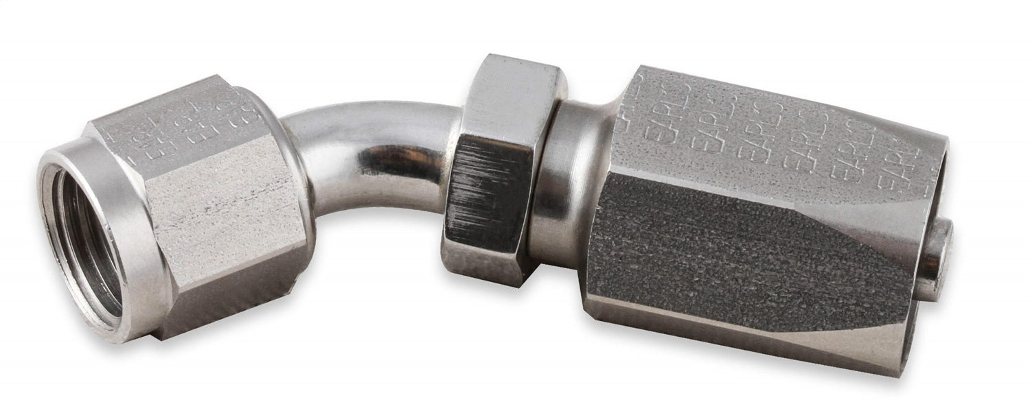 Earl's Performance SS134606ERL 45 Deg. Power Steering Hose End; -6AN; Stainless Steel; - Truck Part Superstore