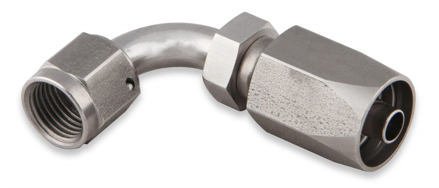 Earl's Performance SS139106ERL 90 Deg. Power Steering Hose End; Straight; -6AN; Stainless Steel; - Truck Part Superstore