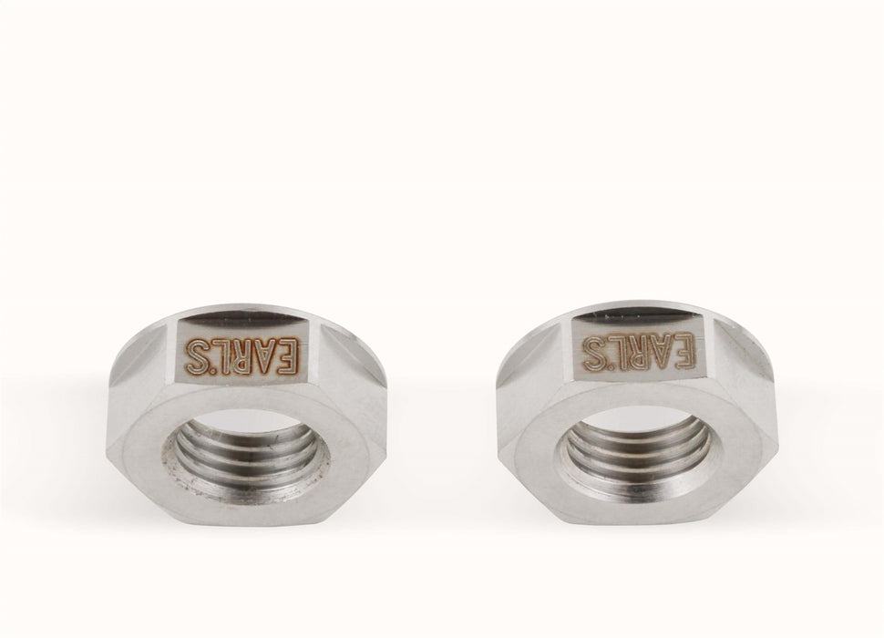 Earl's Performance SS592504ERL Stainless Steel AN Bulkhead Nut; Size: -4AN; 2PC; - Truck Part Superstore