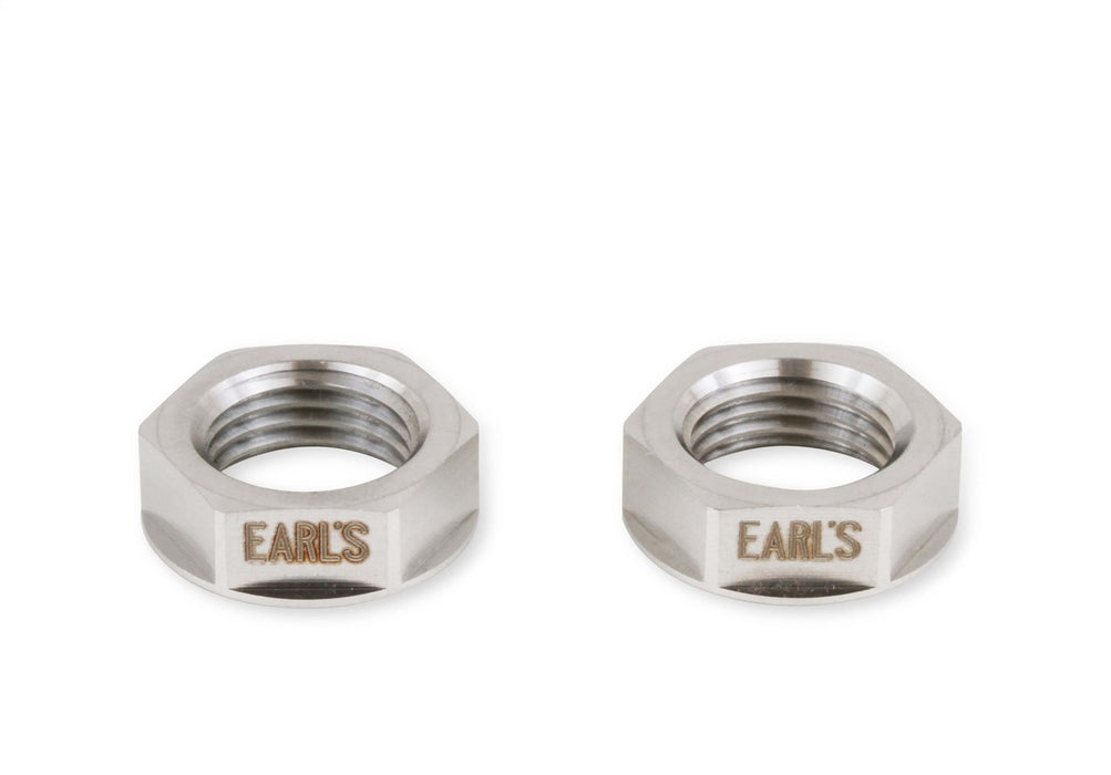 Earl's Performance SS592506ERL Stainless Steel AN Bulkhead Nut; Size: -6AN; 2PC; - Truck Part Superstore