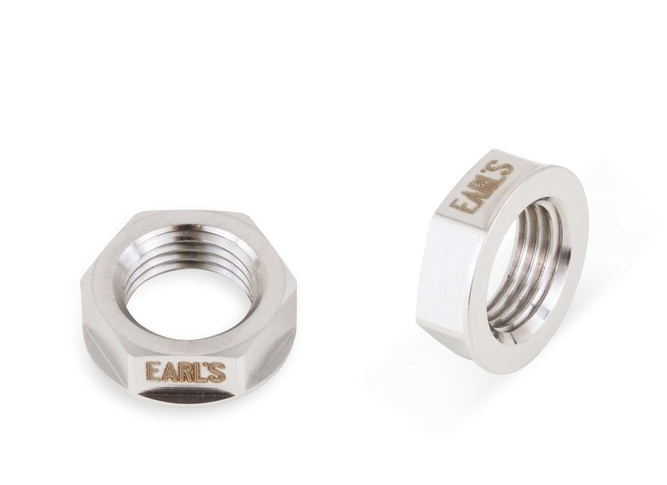 Earl's Performance SS592506ERL Stainless Steel AN Bulkhead Nut; Size: -6AN; 2PC; - Truck Part Superstore