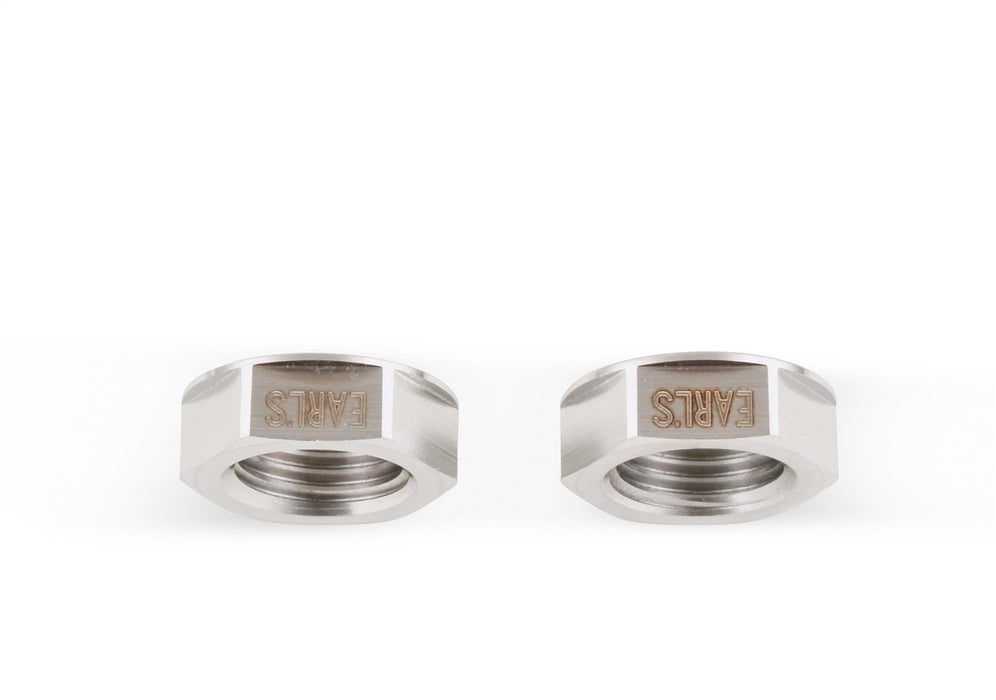 Earl's Performance SS592506ERL Stainless Steel AN Bulkhead Nut; Size: -6AN; 2PC; - Truck Part Superstore