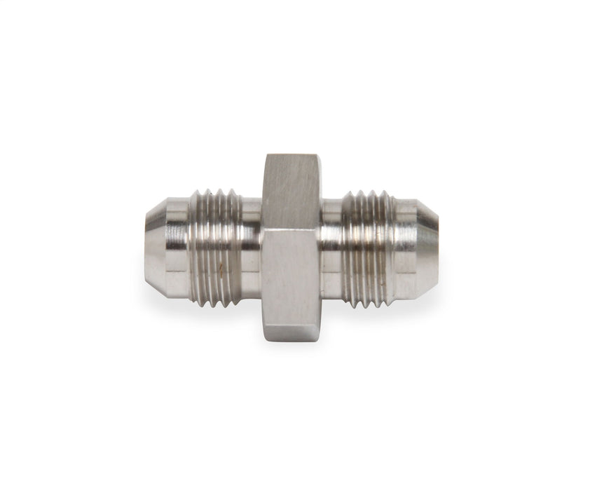 Earl's Performance SS981506ERL Stainless Steel AN Union; Size: -6AN Male to -6AN Male; - Truck Part Superstore
