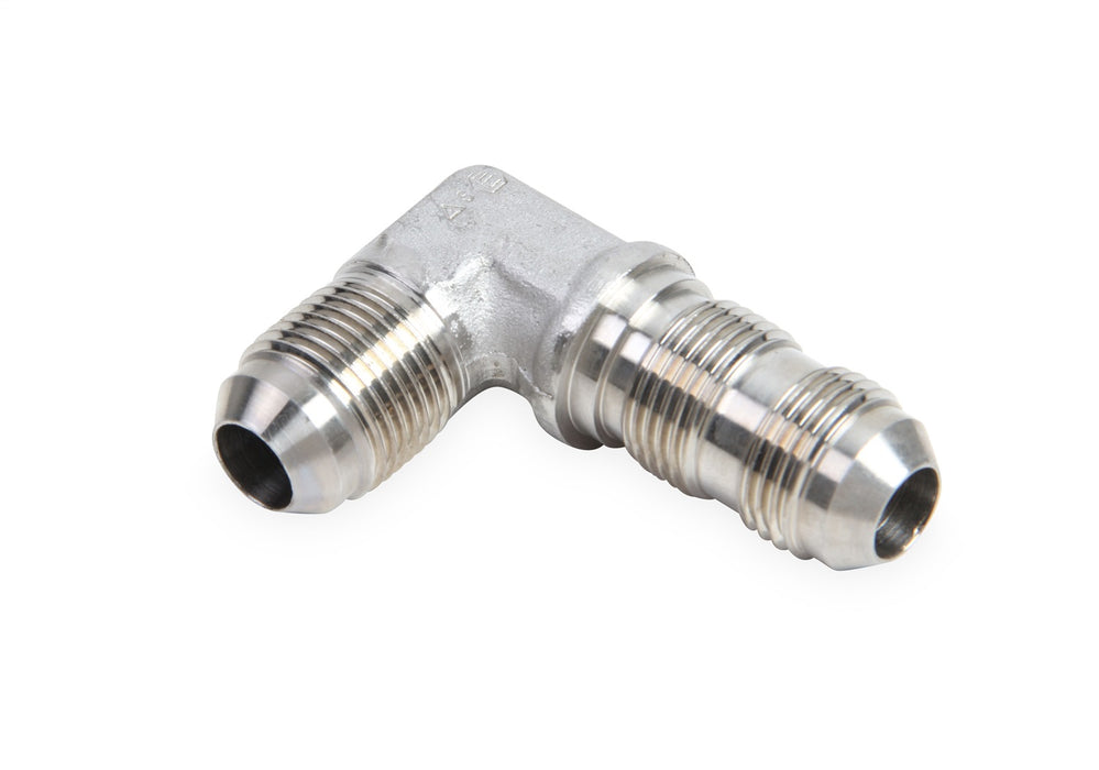 Earl's Performance SS983304ERL 90 Deg. Stainless Steel AN Bulkhead Elbow; Size: -4AN Male to -4AN Male; - Truck Part Superstore