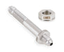 Earl's Performance SS983503ERL Straight Stainless Steel AN Bulkhead Union; Size: -3AN; 1.5 to 2.0 in. Thick; - Truck Part Superstore