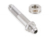 Earl's Performance SS983506ERL Straight Stainless Steel AN Bulkhead Union; Size: -6AN; 1.5 to 2.0 in. Thick; - Truck Part Superstore