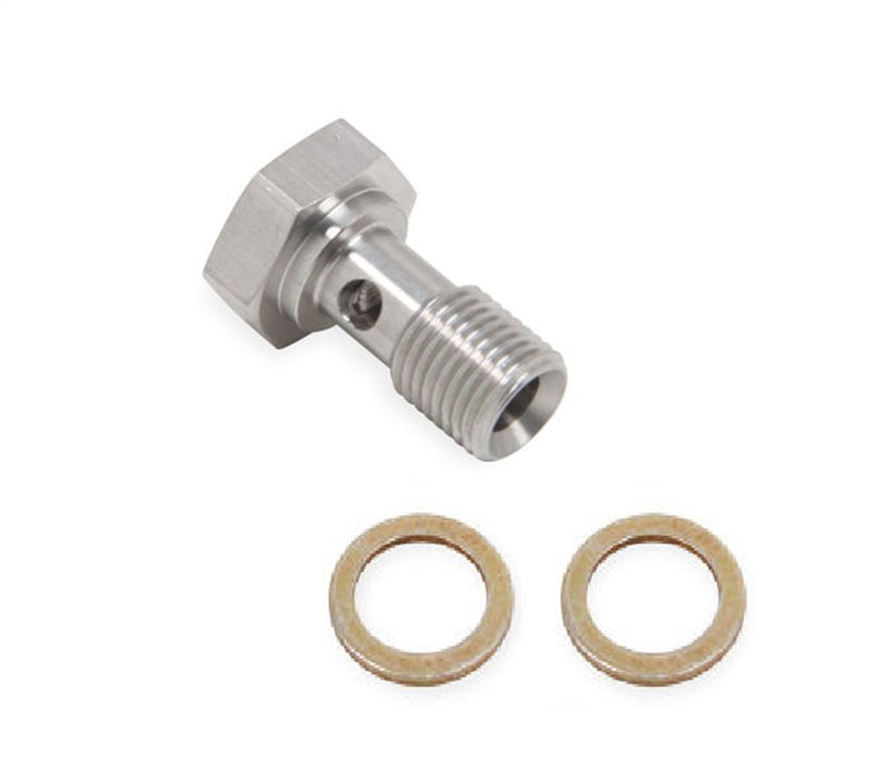 Earl's Performance SS997591ERL Banjo Bolt; Replacement; 12 mm x 1.25 in.; Stainless Steel; - Truck Part Superstore