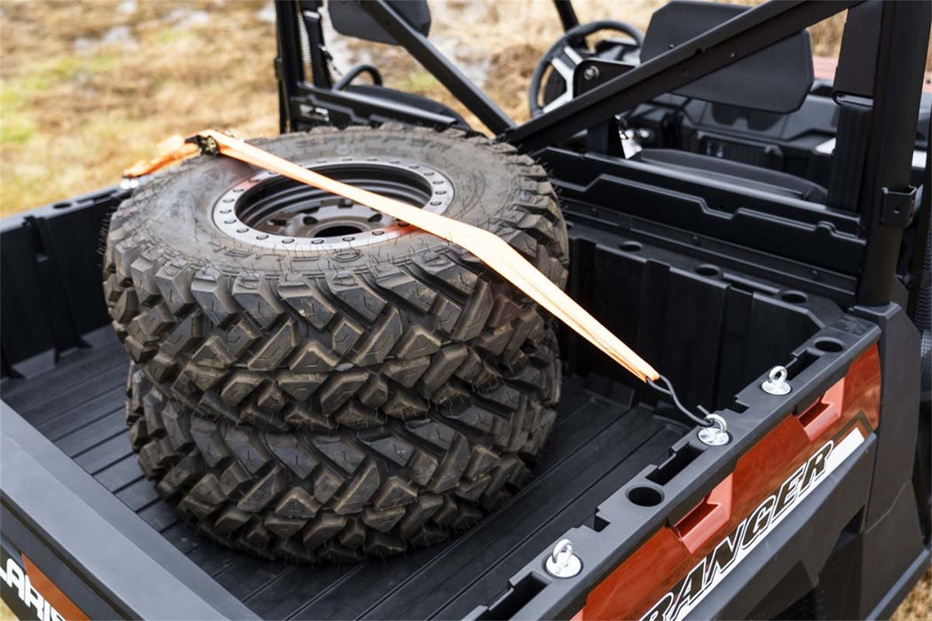 Rough Country 99010 Polaris Bed Tie-Down Kit 5pc 14-20 Ranger, 17-20 General Rough Country - Truck Part Superstore