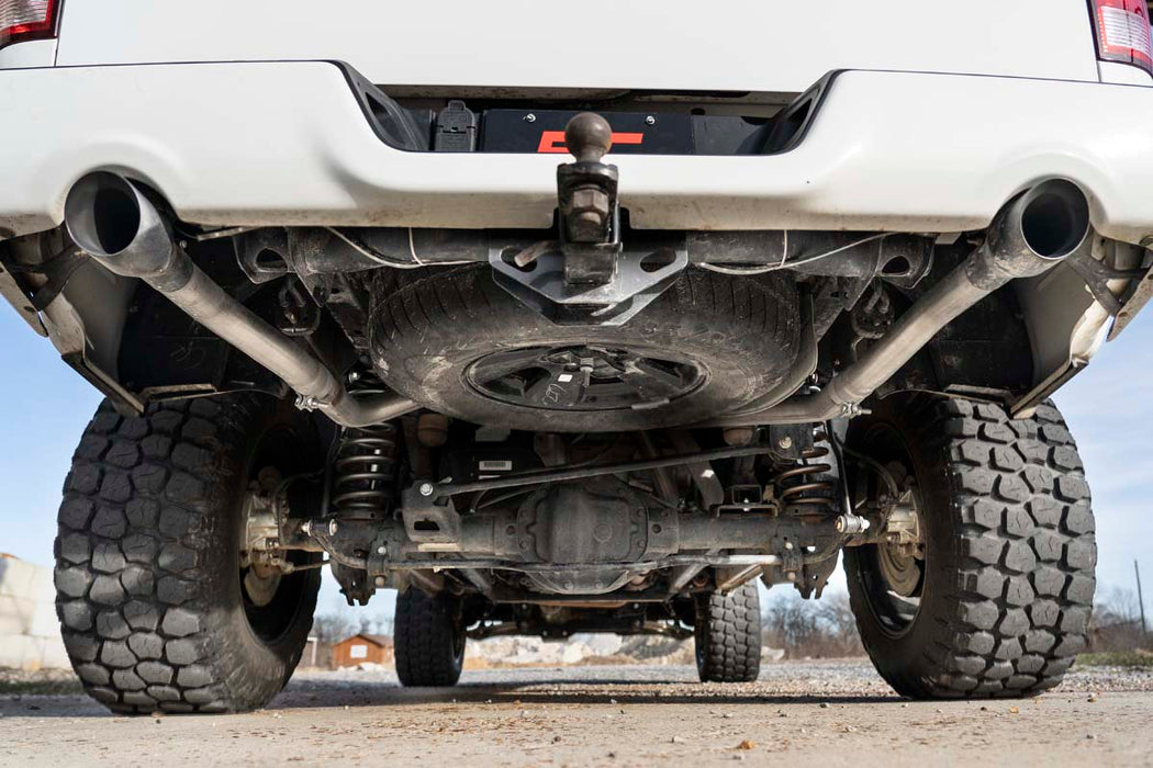 Rough Country 96009 Dual Cat-Back Exhaust System w/Black Tips 09-18 RAM 1500 V8-4.7L, 5.7L Rough Country - Truck Part Superstore