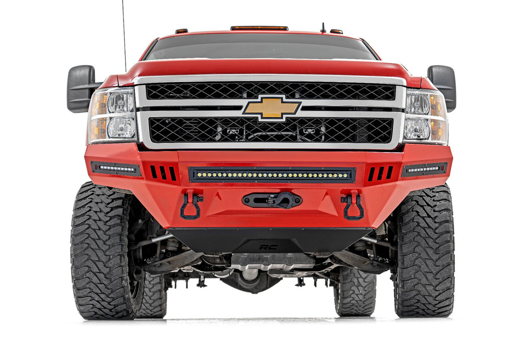 Rough Country 10800 Skid Plate Prerunner Bumper 07-14 Chevy Silverado 2500 HD Rough Country - Truck Part Superstore