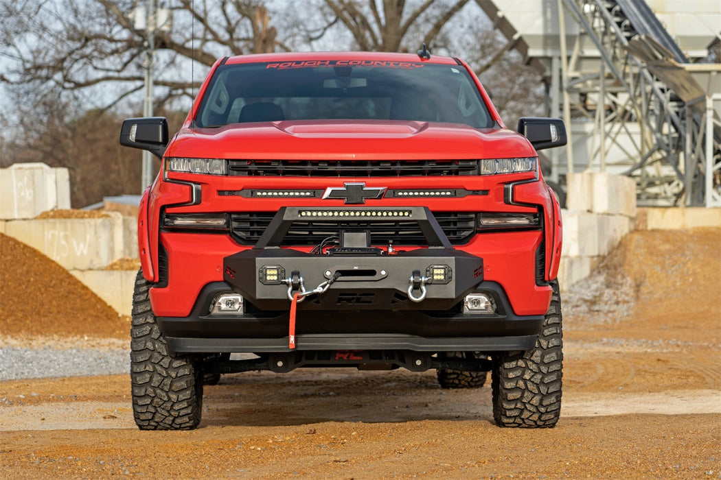 Rough Country 10765 Silverado 1500 EXO Winch Mount System For 19-Pres Chevrolet Silverado 1500 Rough Country - Truck Part Superstore