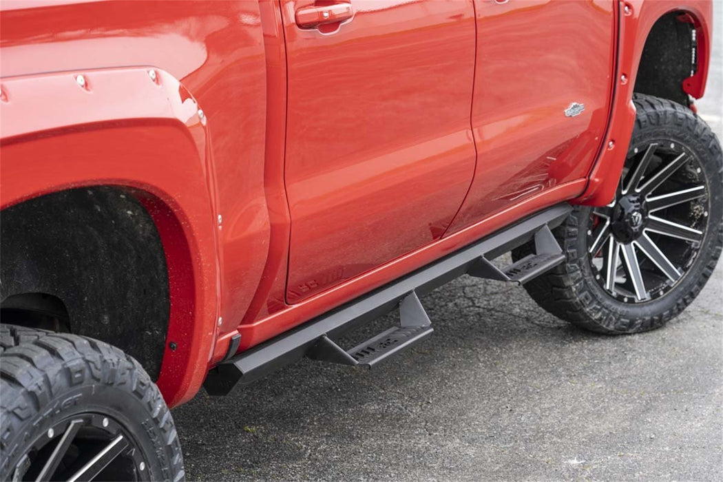 Rough Country AL107134 Silverado Drop Steps AL2 For 07-18 Silverado 1500/2500HD/3500 HD/19 Classic Crew Cab Gas Models Rough Country - Truck Part Superstore