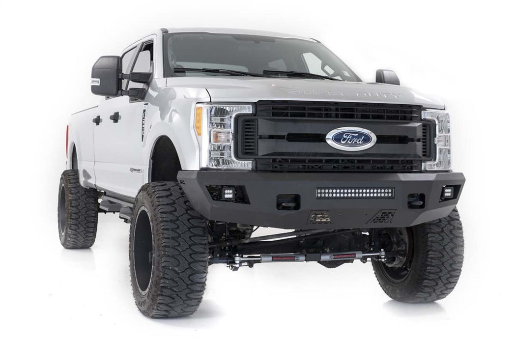 Rough Country 10787 Ford Heavy-Duty Front LED Bumper 17-20 F-250/F-350 Rough Country - Truck Part Superstore