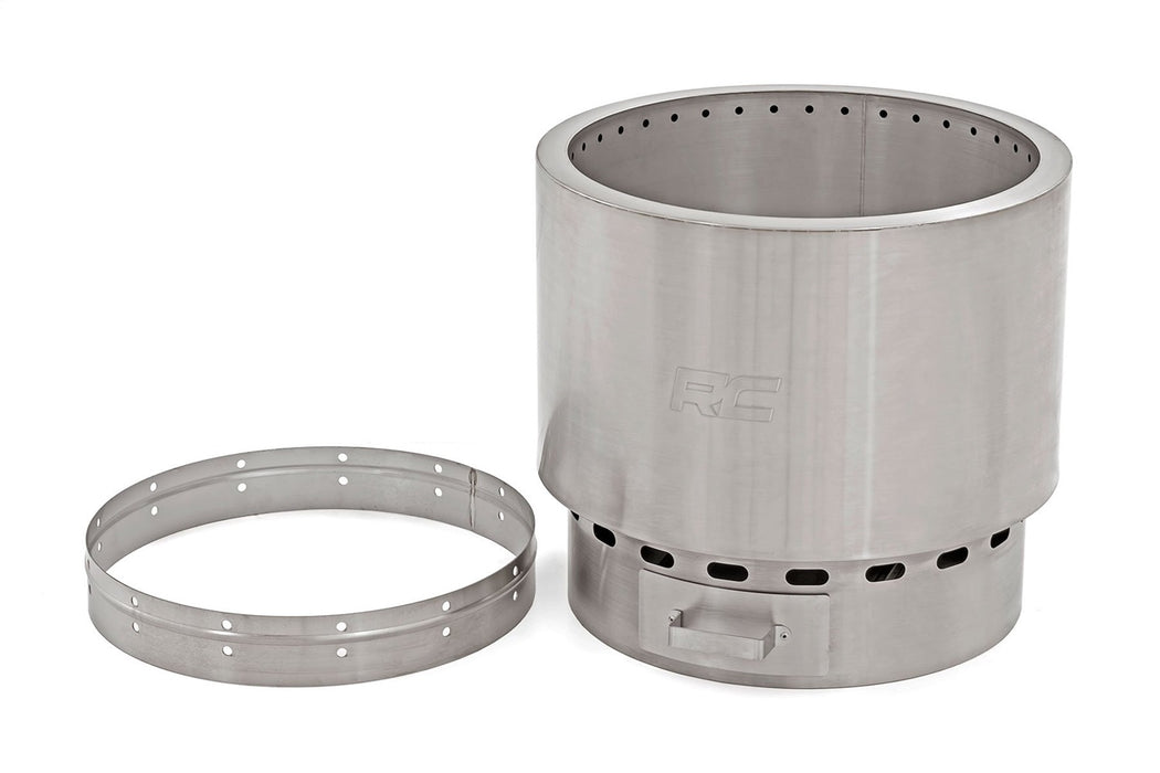 Rough Country 117515 Fire Pit Stainless Steel With Carry Bag Rough Country - Truck Part Superstore