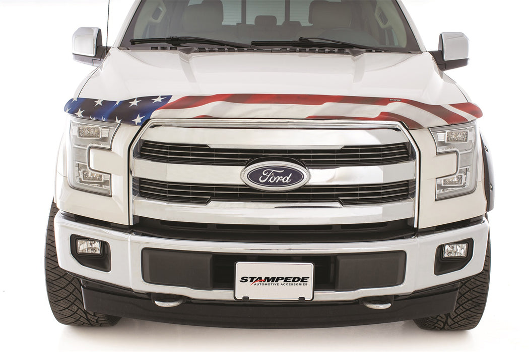 Stampede 2153-41 Vigilante Premium Hood Protector; American Flag; - Truck Part Superstore