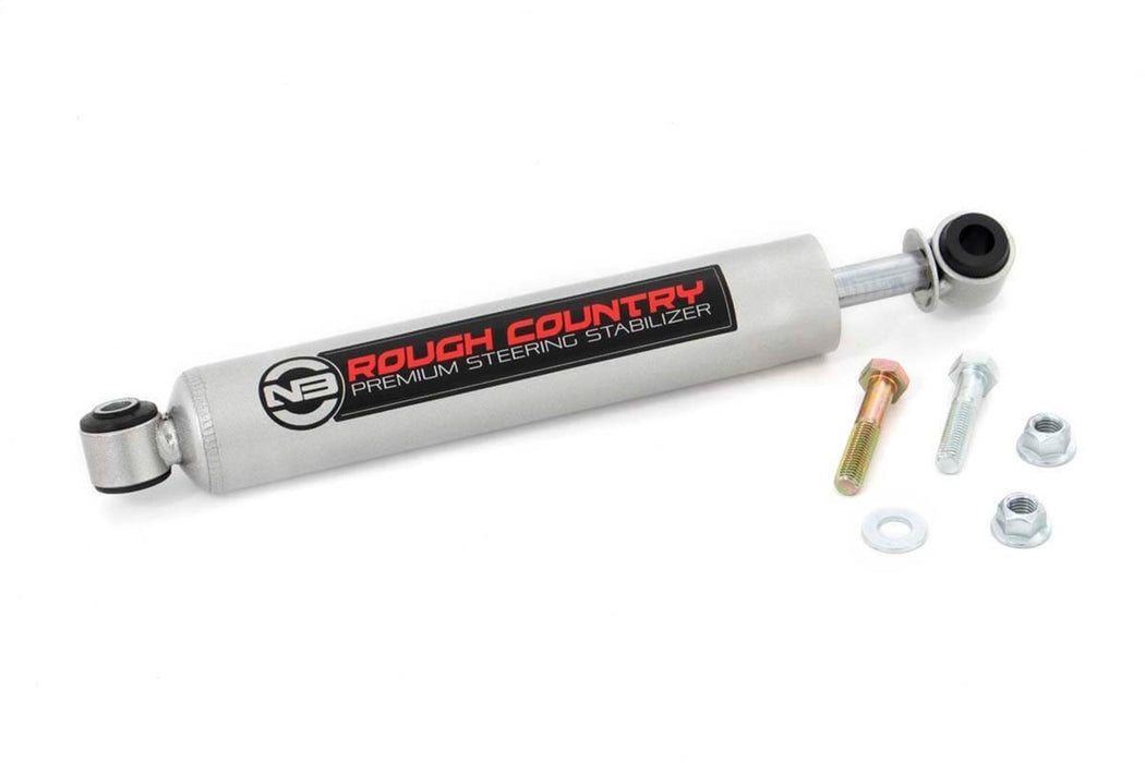 Rough Country 8736830 Nissan N3 Steering Stabilizer 16-20 Titan XD Rough Country - Truck Part Superstore