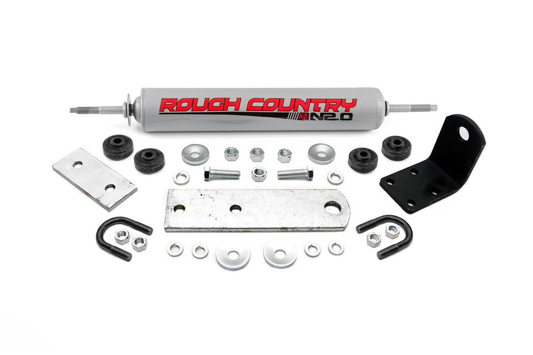 Rough Country 87380.20 Steering Stabilizer - Truck Part Superstore