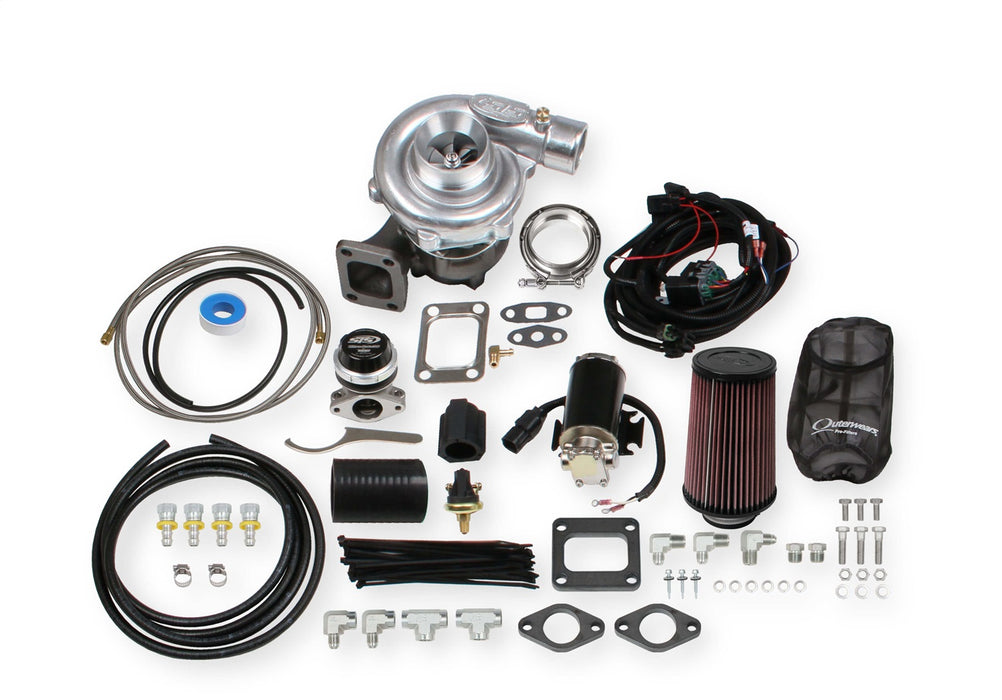 Holley STS1001 STS Turbo Universal Remote Mounted Single Turbo Kit - Truck Part Superstore