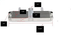 Holley STS100 STS Turbo Intercooler - Truck Part Superstore