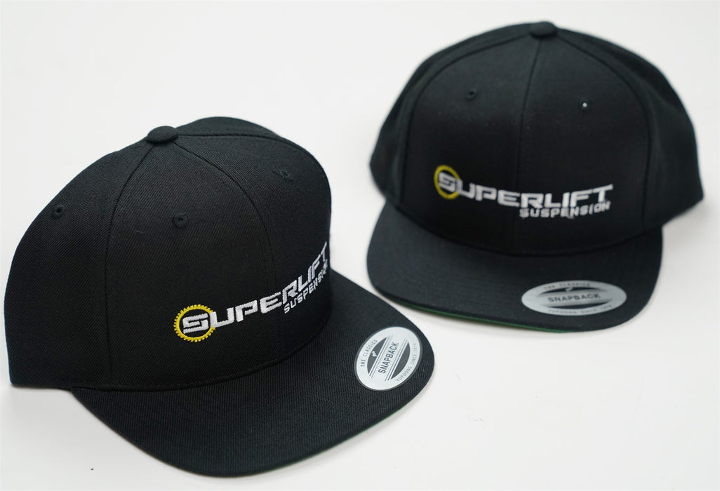 Superlift STC19 Flat Bill Hat-Black-One Size Fits All - Truck Part Superstore