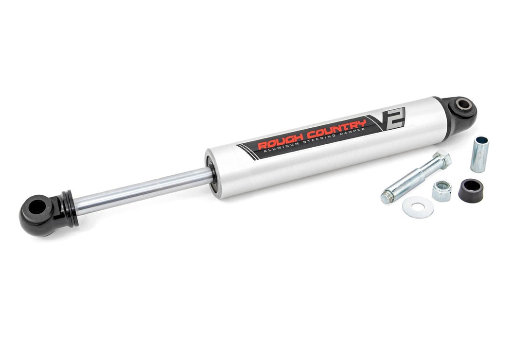 Rough Country 8730970 V2 Steering Stabilizer 00-05 Ford Excursion/99-04 Super Duty Rough Country - Truck Part Superstore
