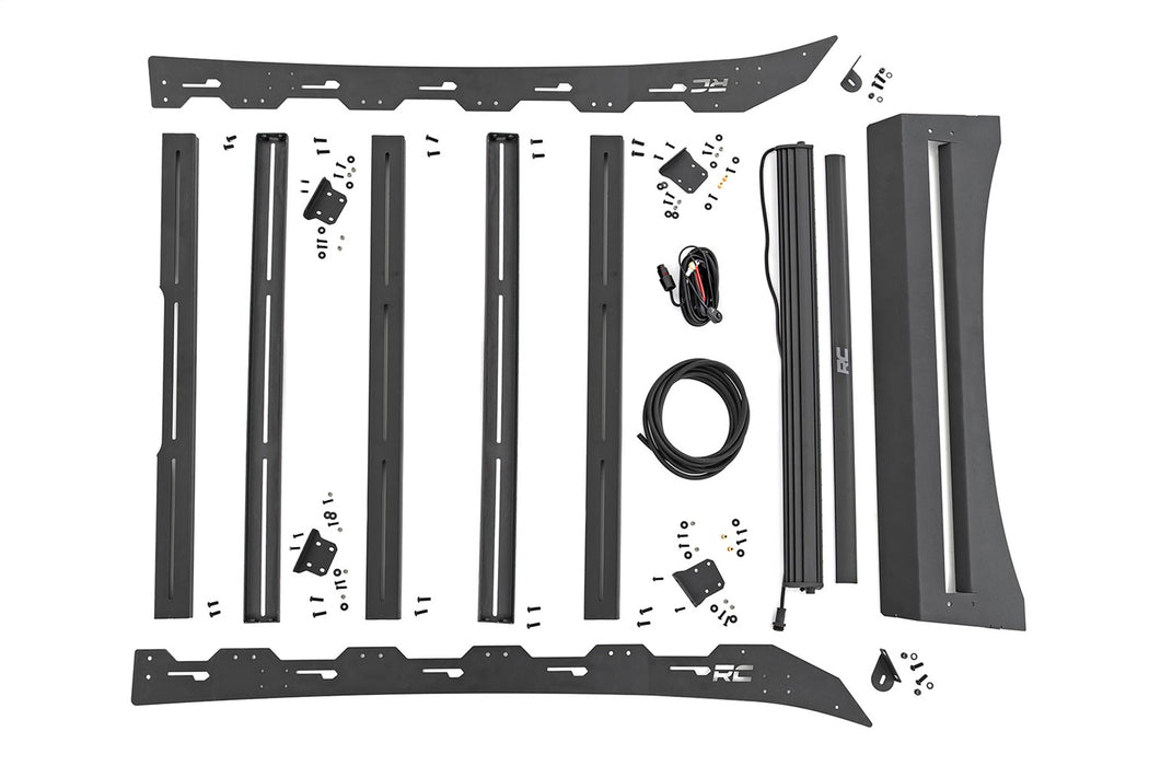Rough Country 73107 Roof Rack with Front Facing 40.0 Inch LED Light 05-22 Toyota Tacoma 2WD/4WD Rough Country - Truck Part Superstore