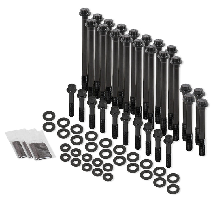 Earl's Performance TBS-001ERL Head Bolt Set; Incl. Head Bolts/Washers/Anti-Seize Lubricant; 12 Pt. Head; - Truck Part Superstore