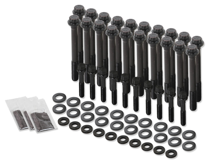 Earl's Performance TBS-002ERL Head Bolt Set; Incl. Head Bolts/Washers/Anti-Seize Lubricant; 12 Pt. Head; - Truck Part Superstore