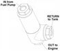 Holley EFI 12-889 Diecast Fuel Filter Regulator - Truck Part Superstore