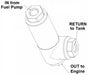 Holley EFI 12-889 Diecast Fuel Filter Regulator - Truck Part Superstore