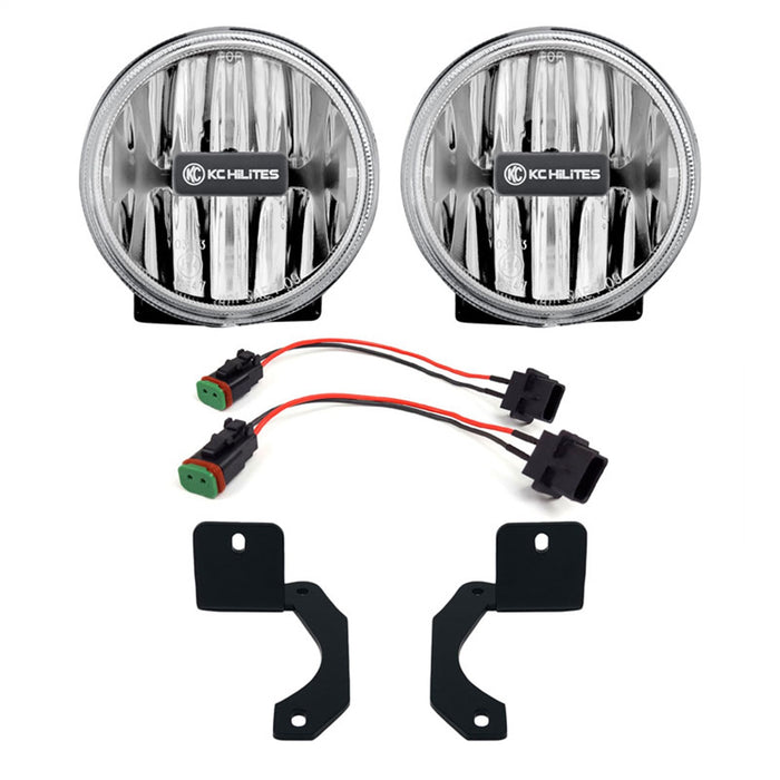 KC Hilites 509 Jeep JL/JT: G4 LED Amber Fog Sys (SB) - Truck Part Superstore