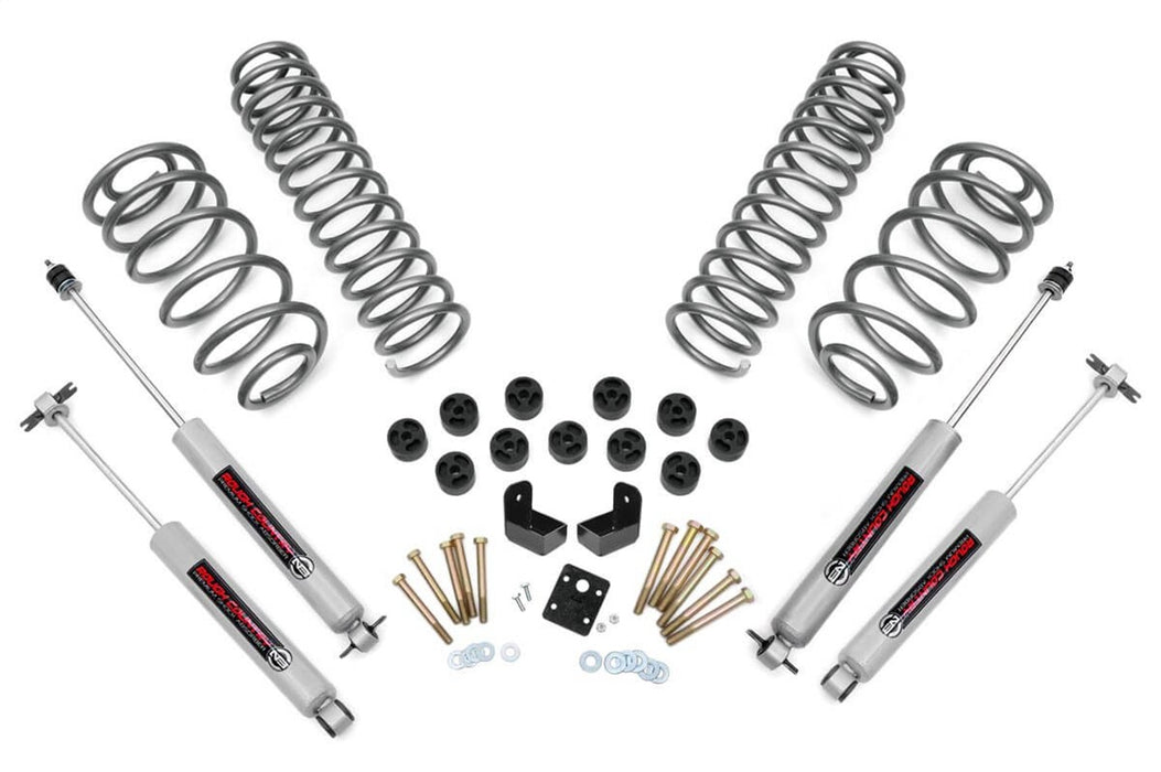 Rough Country 647.20 Combo Suspension Lift Kit w/Shocks; 3.75 in. Lift; - Truck Part Superstore