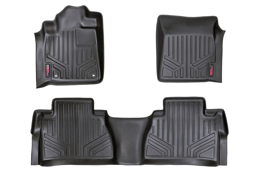 Rough Country M-71413 Heavy Duty Floor Mats Front/Rear Double Cab-14-20 Toyota Tundra Rough Country - Truck Part Superstore