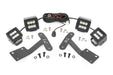 Rough Country 70866 Toyota 2-inch LED Lower Windshield Ditch Kit (14-20 Tundra Black Series Spot and Flood Pattern Combo) Rough Country - Truck Part Superstore