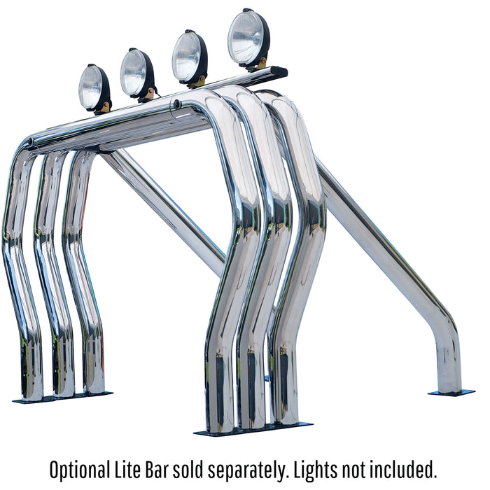 Go Rhino 9009560TSS Classic tubular bed bar styling for truck beds - Truck Part Superstore