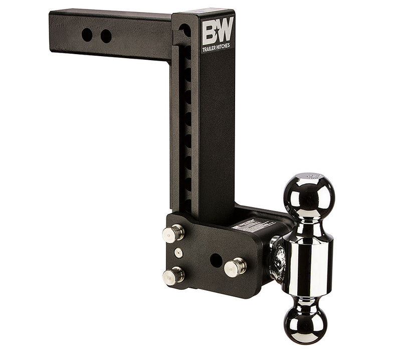 B&W Trailer Hitches TS10043B 2" Shank Black Powder-Coat Tow & Stow - Truck Part Superstore