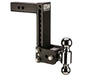 B&W Trailer Hitches TS10043B 2" Shank Black Powder-Coat Tow & Stow - Truck Part Superstore