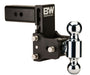 B&W Trailer Hitches TS20037B 2.5 Model 8 Blk T&S Dual Ball - Truck Part Superstore