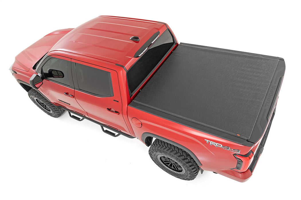 Rough Country 48519550 Soft Roll Up Bed Cover w/o Cargo Management 5.7 Foot Bed 22 Toyota Tundra 2WD/4WD Rough Country - Truck Part Superstore