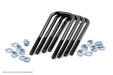 Rough Country 7653 9/16 Inch Large Radius U Bolts 3.125 x 11.5 E Coated Black Corrosion Resistant Set of 4 Rough Country - Truck Part Superstore