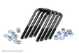 Rough Country 7653 9/16 Inch Large Radius U Bolts 3.125 x 11.5 E Coated Black Corrosion Resistant Set of 4 Rough Country - Truck Part Superstore