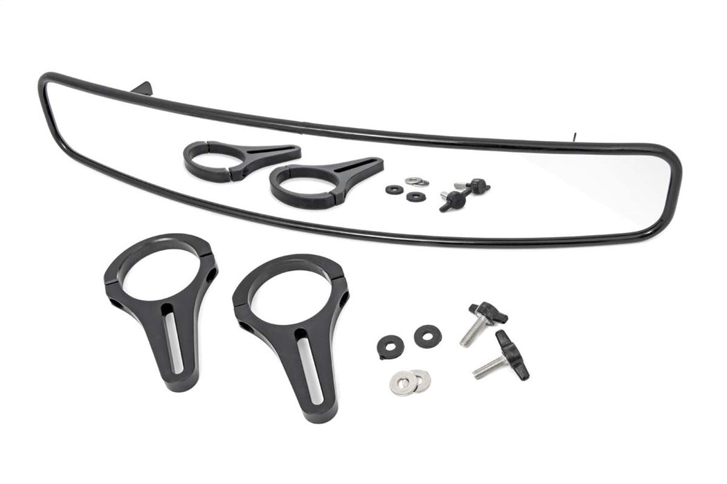Rough Country 99007A UTV Aluminum Rear View with Mirror Dome Light 1.75-2 Inch Mount Rough Country - Truck Part Superstore