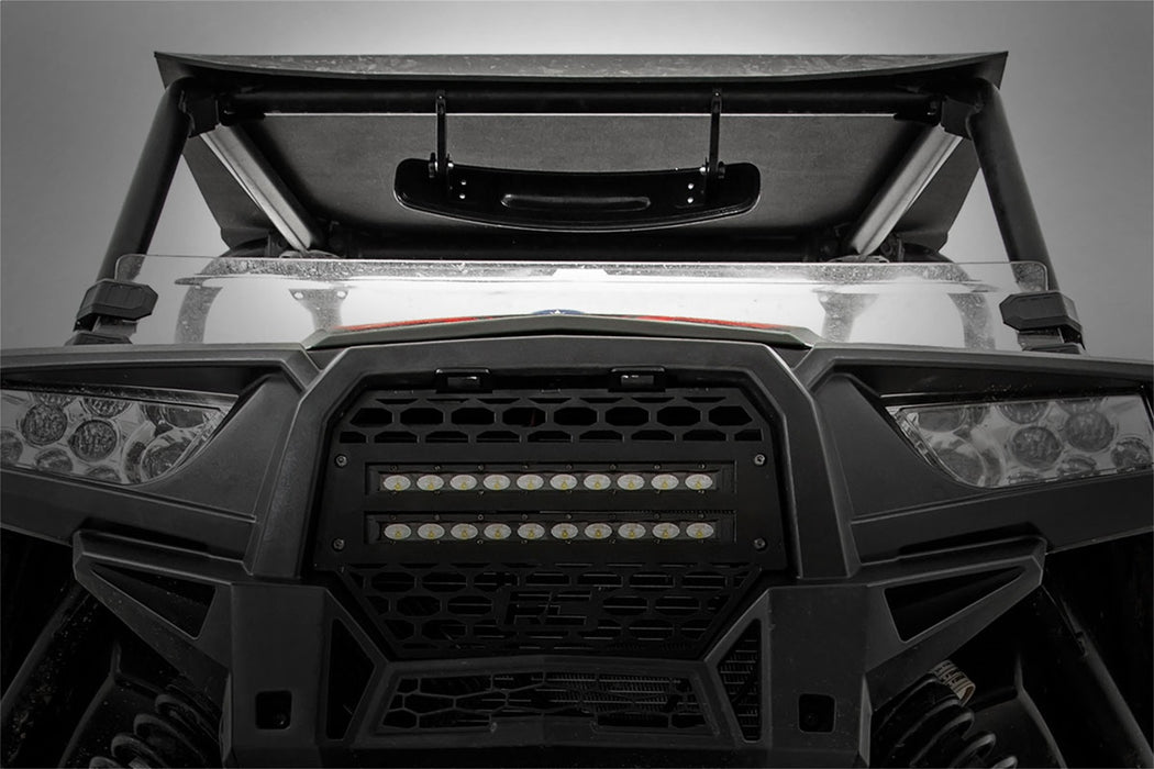 Rough Country 99007A UTV Aluminum Rear View with Mirror Dome Light 1.75-2 Inch Mount Rough Country - Truck Part Superstore
