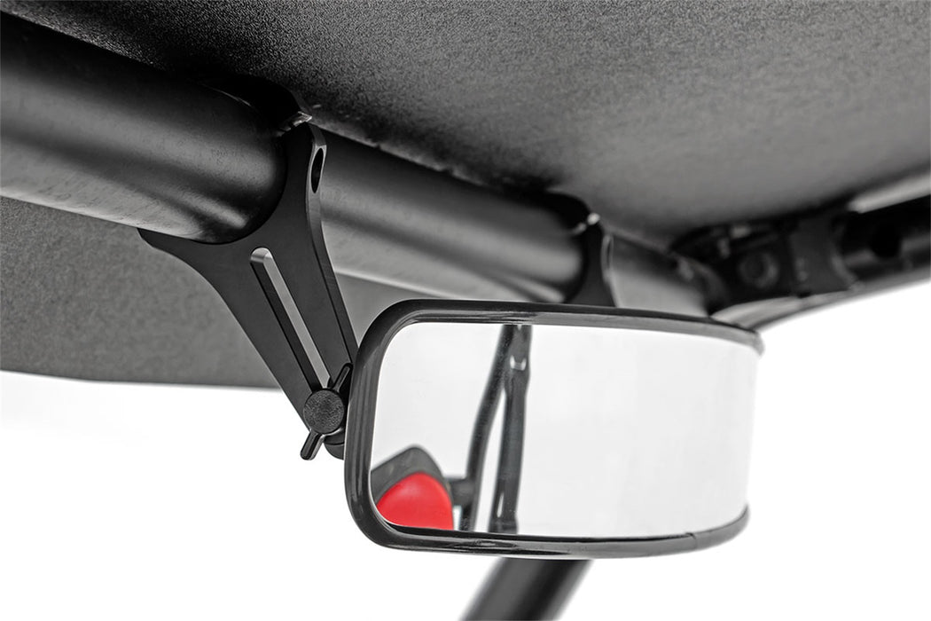 Rough Country 99007A UTV Aluminum Rear View with Mirror Dome Light 1.75-2 Inch Mount Rough Country - Truck Part Superstore