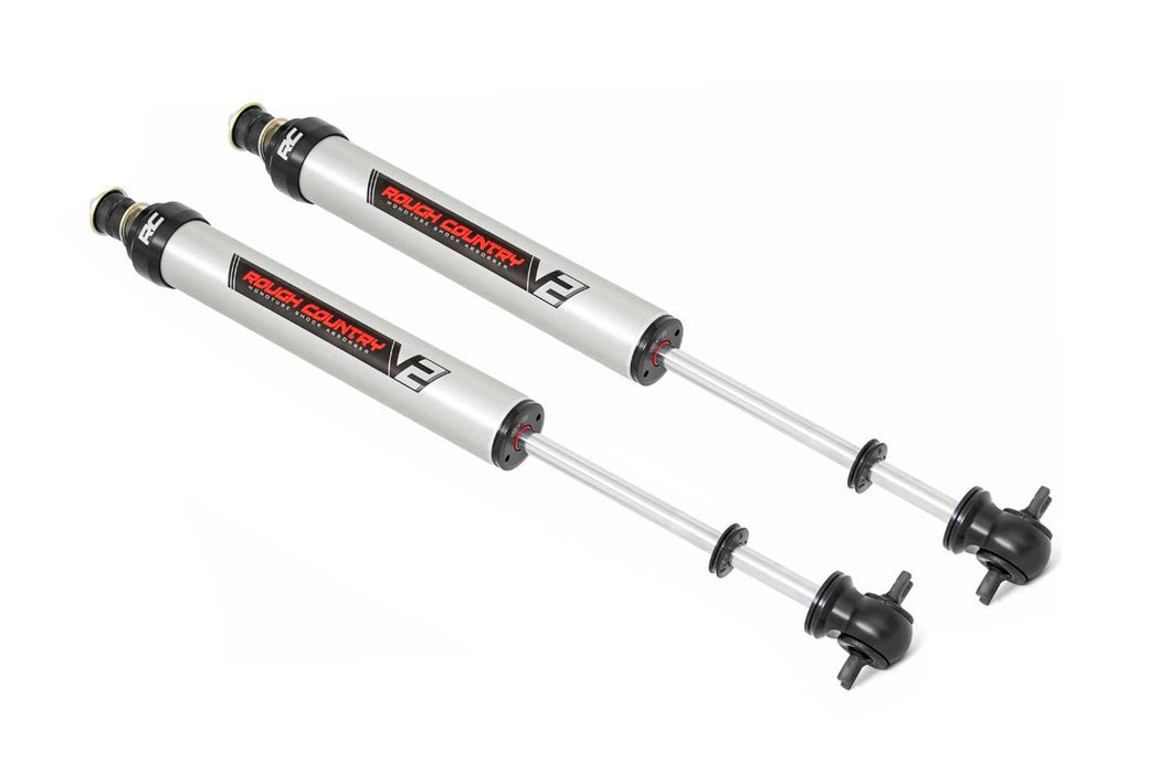 Rough Country 760766_A 99-06 Chevy/GMC Silverado/Sierra 1500 V2 Front Monotube Shocks Pair 0 Inch Rough Country - Truck Part Superstore
