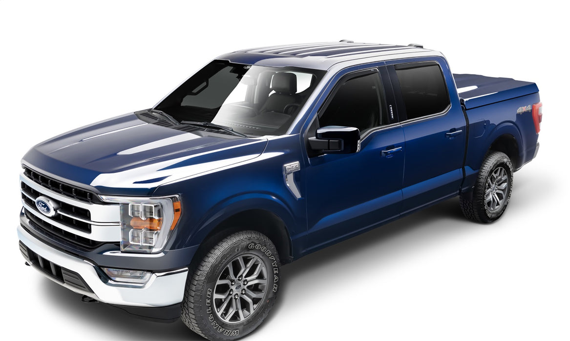 Auto Ventshade (AVS) 194975 Ventvisor® In-Channel Deflector 4 pc.; Smoke; Modified Acrylic; - Truck Part Superstore