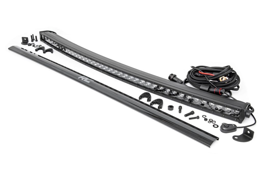 Rough Country 72740BL 40-inch Curved Cree LED Light Bar - (Single Row Black Series) Rough Country - Truck Part Superstore